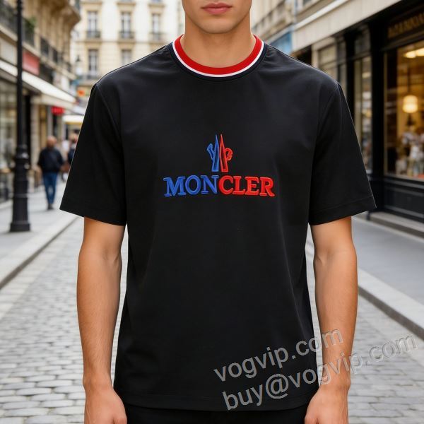 2026春夏季新作 モンクレール スーパーコピー 優良サイト NXZMO051 半袖Tシャツ 2色可選 デザイン性の高い