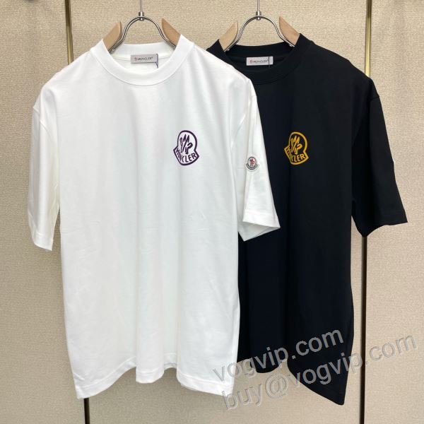 存在感のある 半袖Tシャツ モンクレール 最高N級ブランドコピー 2026割引セール NXZMO053 2色可選