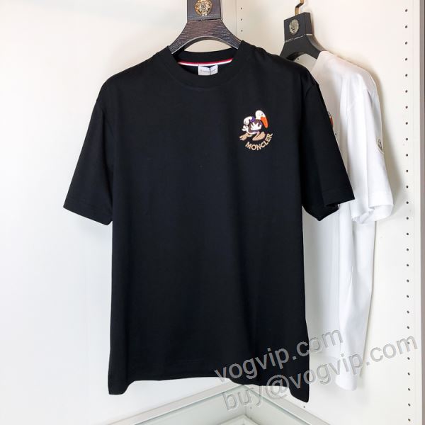 2026割引セール モンクレール MONCLER NXZMO055 コスパ最高のプライス 半袖Tシャツ 2色可選 vogブランド コピー 優良店