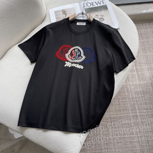 2年以上連続１位獲得 モンクレール MONCLER NXZMO059 半袖Tシャツ 2色可選 高品質なスーパーコピー商品 2026驚きの破格値爆買い