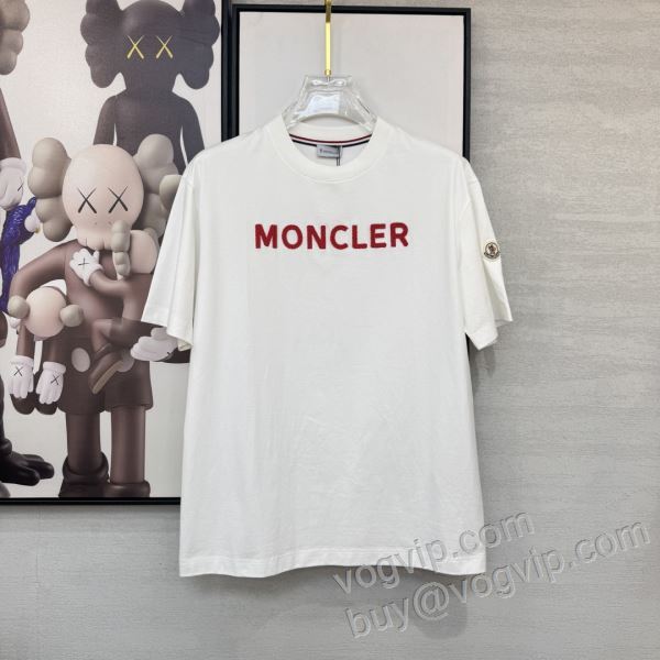 海外限定ライン 半袖Tシャツ 2色可選 モンクレール MONCLER 2026驚きの破格値爆買い NXZMO060 ブランドコピー激安販売屋
