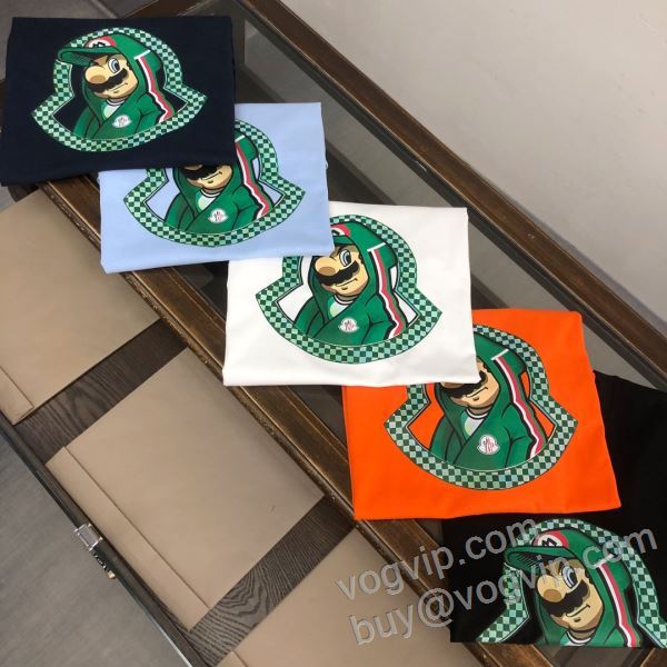 実用性に溢れるアイテム モンクレールコピー ブランド 2026期限限定！ NXZMO065 半袖Tシャツ 5色可選