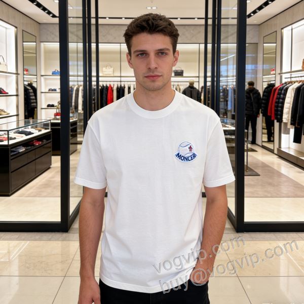 モンクレール 2026数量限定安い NXZMO076 半袖Tシャツ 2色可選 MONCLERコピー ブランド もっとも高い人気を誇る