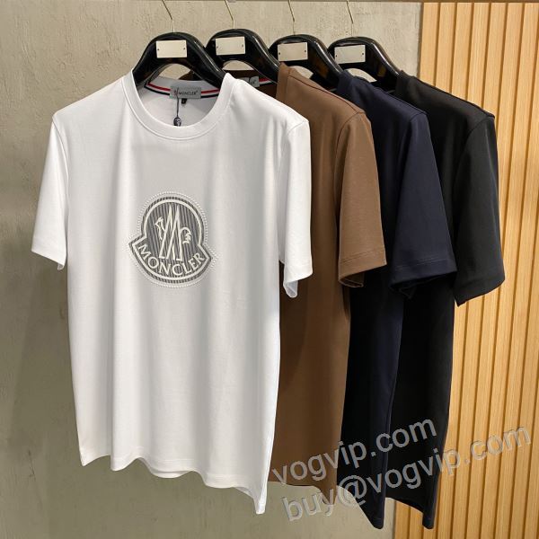 2026最安値高品質 モンクレールコピー NXZMO086 半袖Tシャツ 4色可選 優美なお出かけスタイル