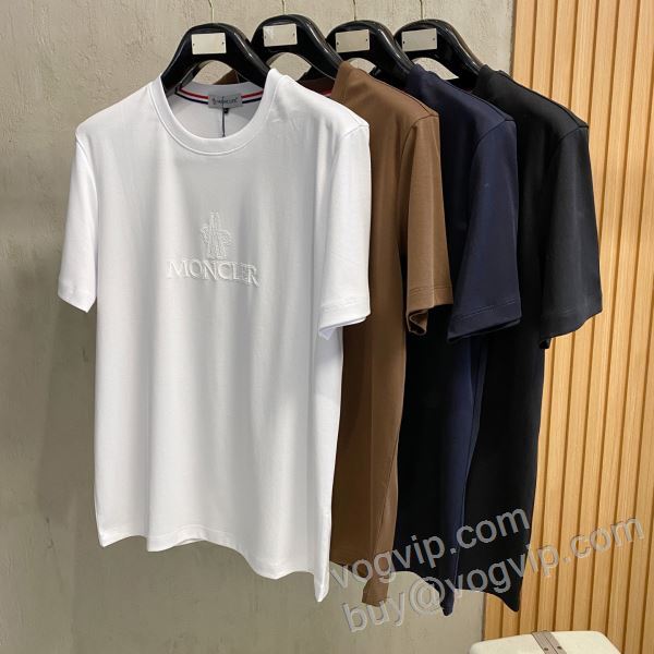 2026年モデル入荷 モンクレールコピーブランド NXZMO090 売れ筋！ 半袖Tシャツ 4色可選