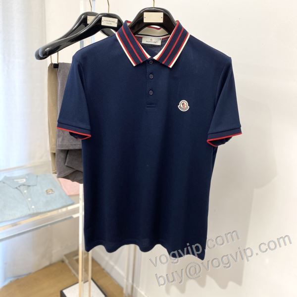 モンクレール MONCLERコピー ブランド 2026お得100%新品 NXZMO098 半袖ポロシャツ 2色可選 人気商品
