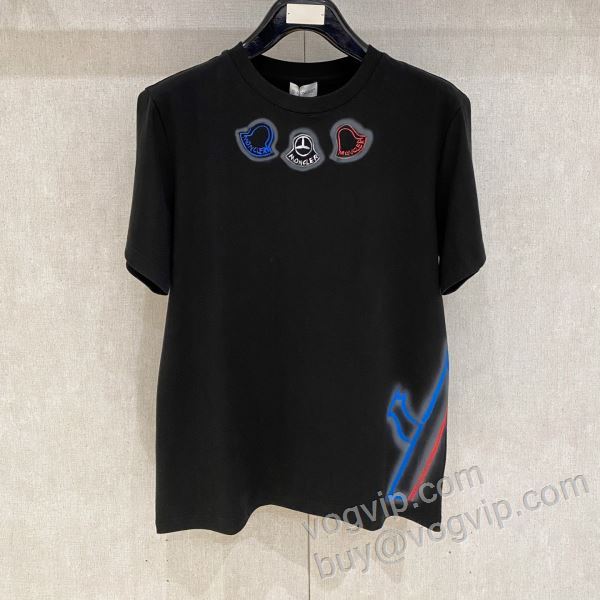 半袖Tシャツ 完売品！ モンクレール MONCLER偽物ブランド 2026お得最新作 NXZMO102 2色可選