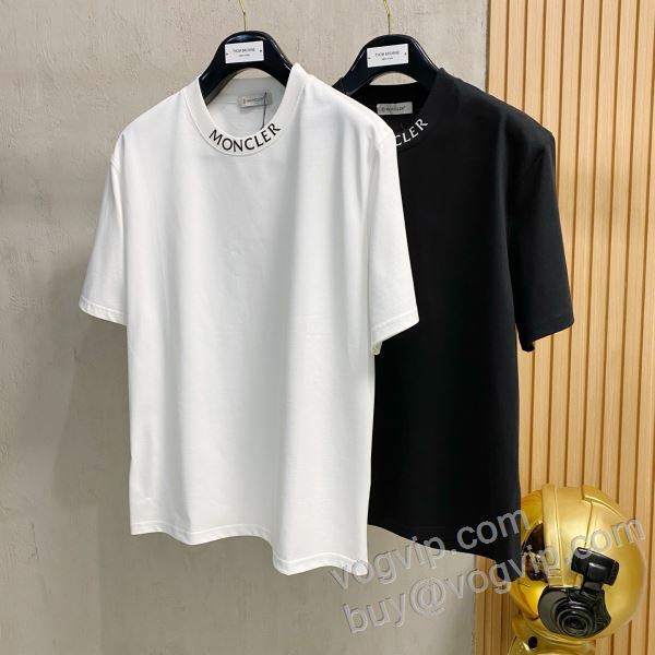 MONCLERブランドコピー 2026お買い得限定セール NXZMO105 モンクレール 半袖Tシャツ 2色可選 超レア