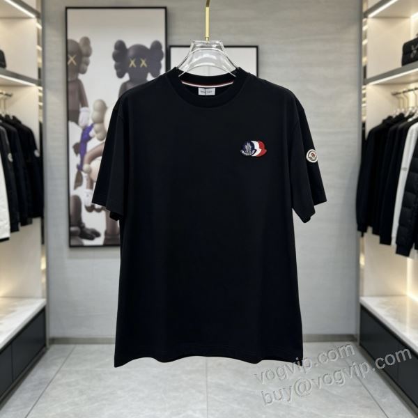 上品上質 モンクレールスーパーコピー 2026新品本物 NXZMO121 半袖Tシャツ 2色可選