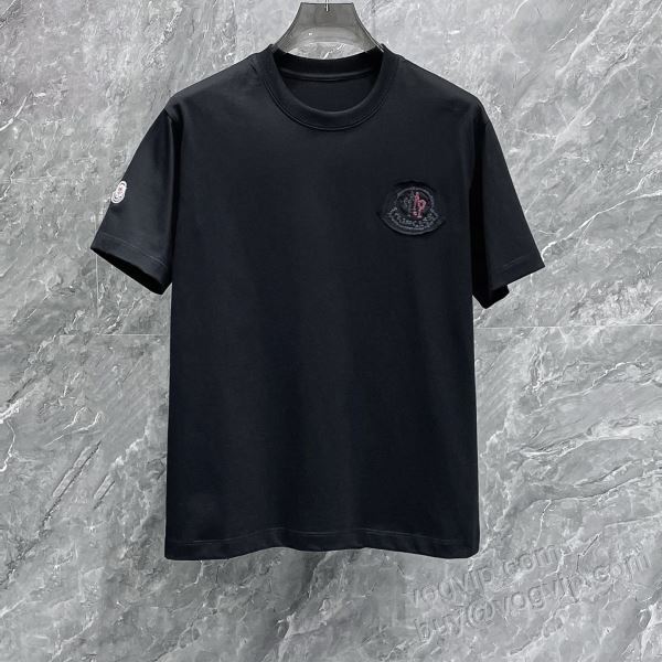 半袖Tシャツ お洒落に魅せる 2色可選 モンクレール MONCLER偽物ブランド 2026数量限定セール NXZMO131
