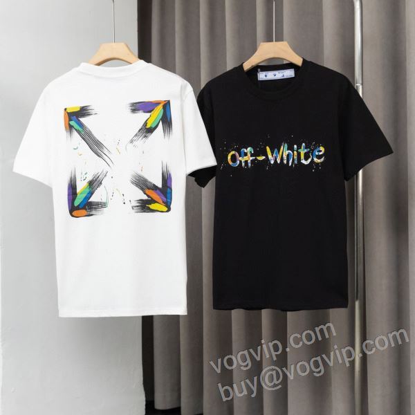 SALE開催 オフホワイトコピー NXZOFF003 半袖Tシャツ 2色可選 2026最安値人気