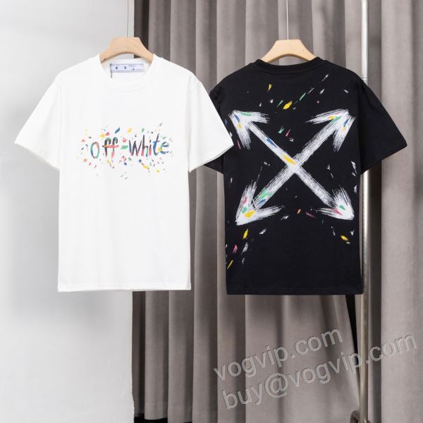 半袖Tシャツ オフホワイトコピー ブランド 2026最安値人気 NXZOFF004 2色可選 売れ筋！