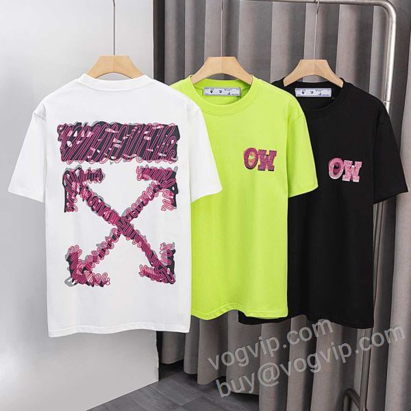 2026新作入荷人気 オフホワイトスーパーコピー 激安 NXZOFF006 半袖Tシャツ 3色可選 抜群の雰囲気が作れる!