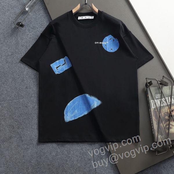 オフホワイト 2026新商品！ NXZOFF012 半袖Tシャツ 2色可選 OFF-WHITEブランドコピー 人気商品