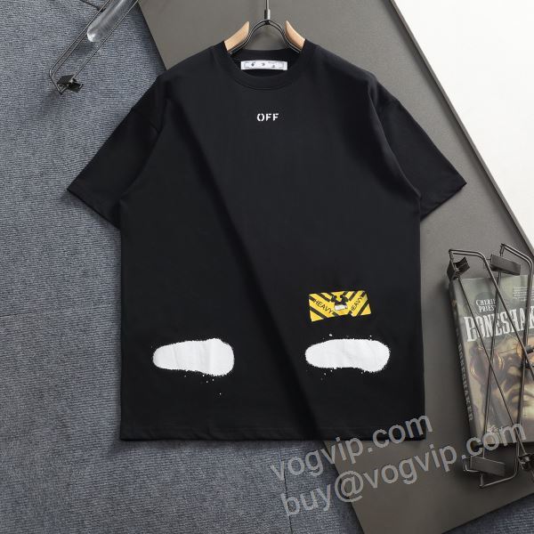 大人気☆NEW!! オフホワイト OFF-WHITEスーパーコピー 2026限定セール大人気 NXZOFF013 半袖Tシャツ 2色可選