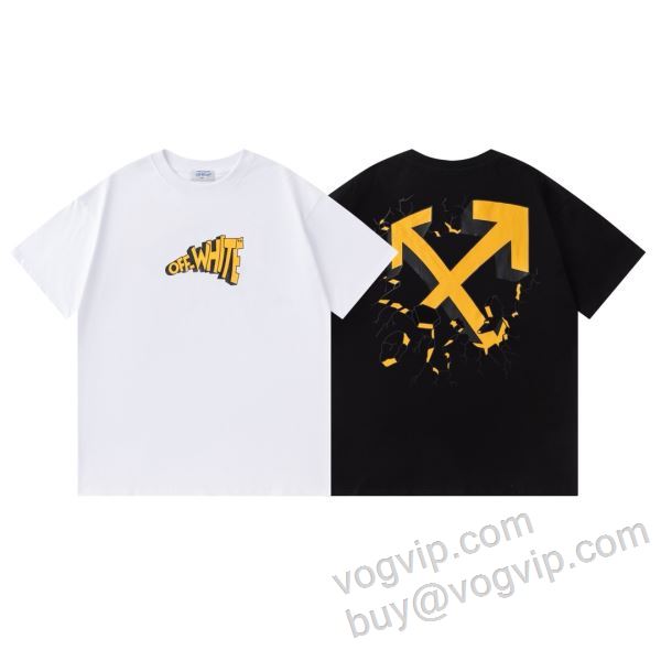 完売品！ オフホワイト OFF-WHITEスーパーコピー 激安 2026数量限定大得価 NXZOFF017 半袖Tシャツ 2色可選