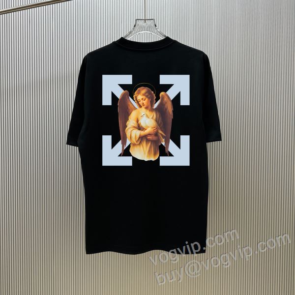 OFF-WHITEスーパーコピー 2026数量限定大得価 NXZOFF020 オフホワイト 半袖Tシャツ 3色可選 超レア