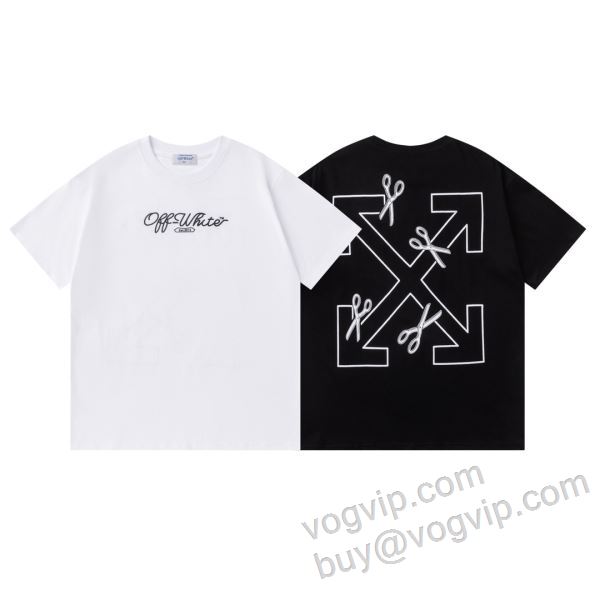◆モデル愛用◆ 半袖Tシャツ オフホワイトスーパーコピー 2026人気定番新品 NXZOFF024 2色可選