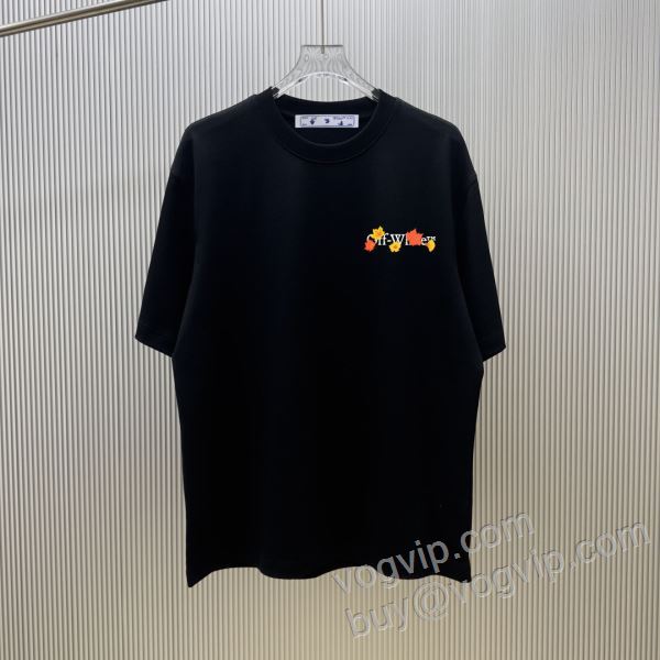 2026人気定番セール オフホワイトコピー ブランド 高級感演出 NXZOFF026 半袖Tシャツ 5色可選