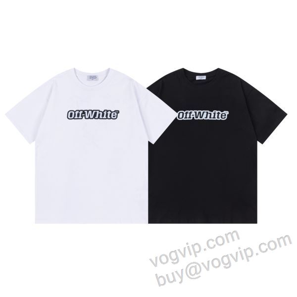半袖Tシャツ 2色可選 コスパ最高のプライス オフホワイト OFF-WHITE 2026超人気新品 NXZOFF056 人気のスーパーブランドコピー品質保証