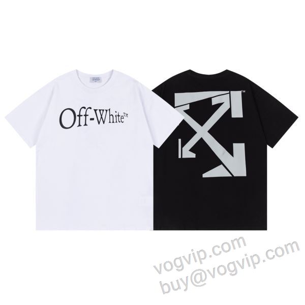 2026爆買い最新作 オフホワイト OFF-WHITE 実用性に溢れるアイテム NXZOFF059 半袖Tシャツ 2色可選 最大級ブランドコピー通販優良店