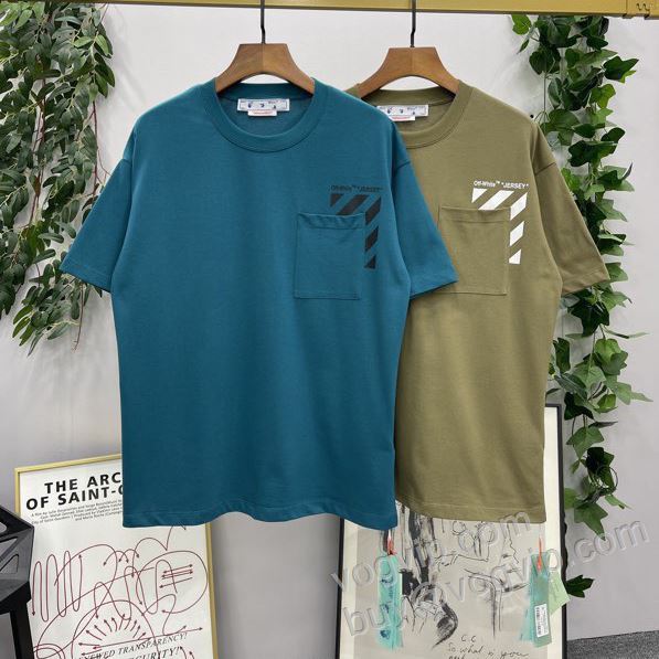 コーデ 知的なムードを演出 オフホワイト OFF-WHITEブランドコピー NXZOFF071 半袖Tシャツ 2色可選 2026お得人気セール