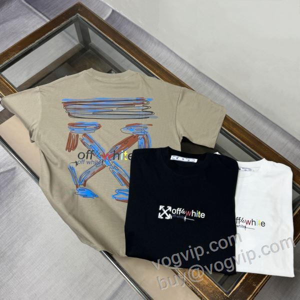 オフホワイト OFF-WHITEスーパーコピー 激安 定番のアイテム NXZOFF076 半袖Tシャツ 3色可選 2026お得本物保証