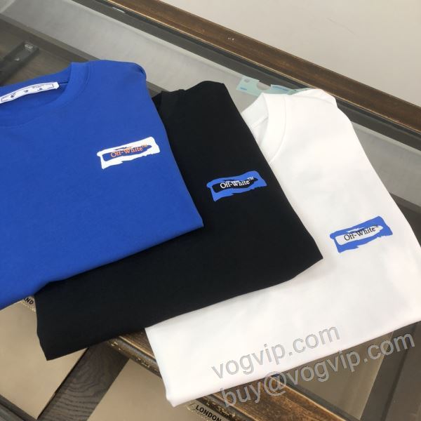 2026春夏季超人気 オフホワイト OFF-WHITEブランドコピー NXZOFF081 半袖Tシャツ 3色可選 優しい色合い