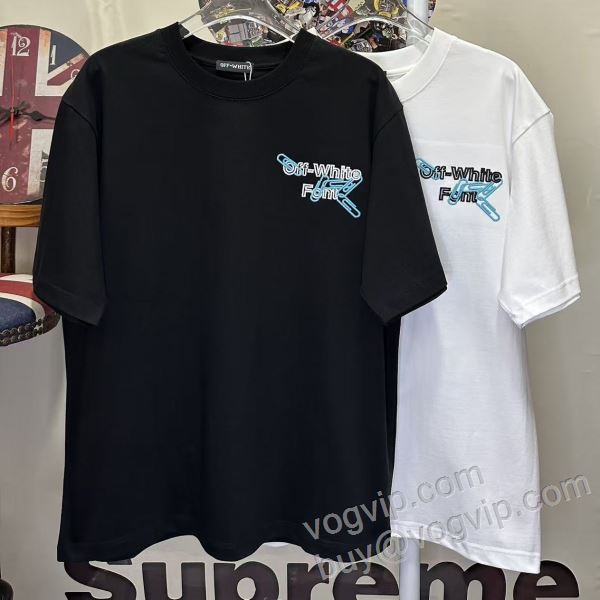 機能性?耐久性抜群 半袖Tシャツ オフホワイトコピー ブランド 2026年モデル入荷 NXZOFF085 2色可選