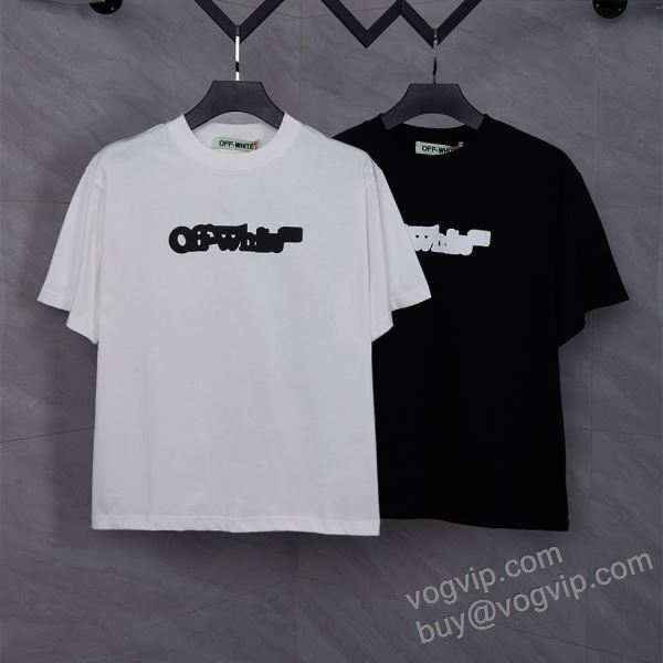 2026年モデル入荷 オフホワイトスーパーコピー 激安 人気 ランキング NXZOFF094 半袖Tシャツ 2色可選