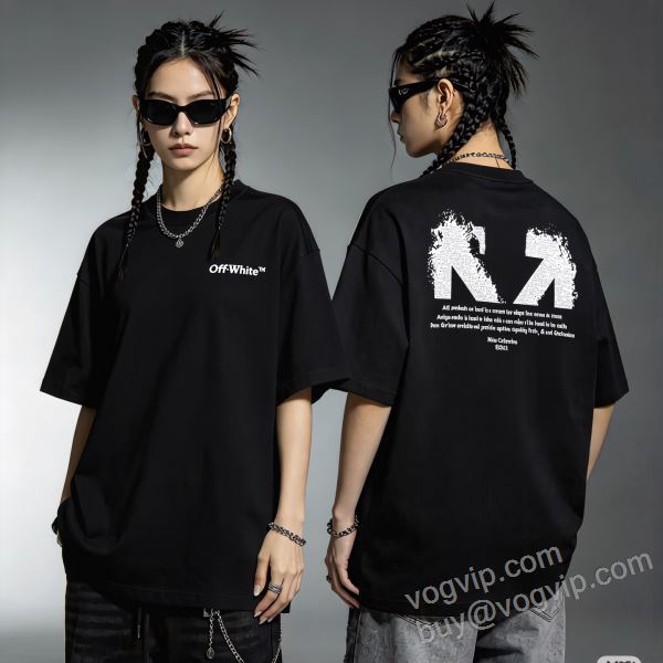 ファション性の高い オフホワイトコピーブランド NXZOFF095 半袖Tシャツ 4色可選 2026年モデル入荷