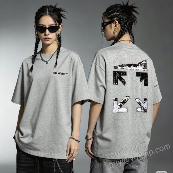 数に限りがある 半袖Tシャツ 4色可選 オフホワイト偽物ブランド 2026年モデル入荷 NXZOFF096