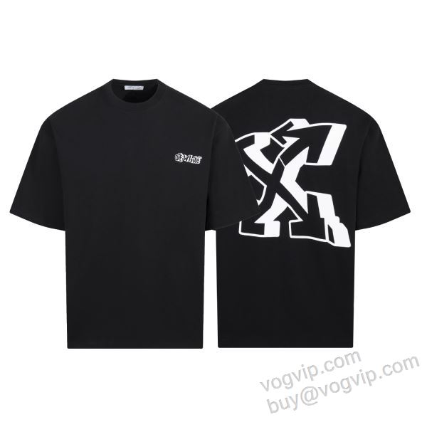 2026HOT人気セール オフホワイトブランドスーパーコピー NXZOFF098 大人っぼい 半袖Tシャツ 2色可選