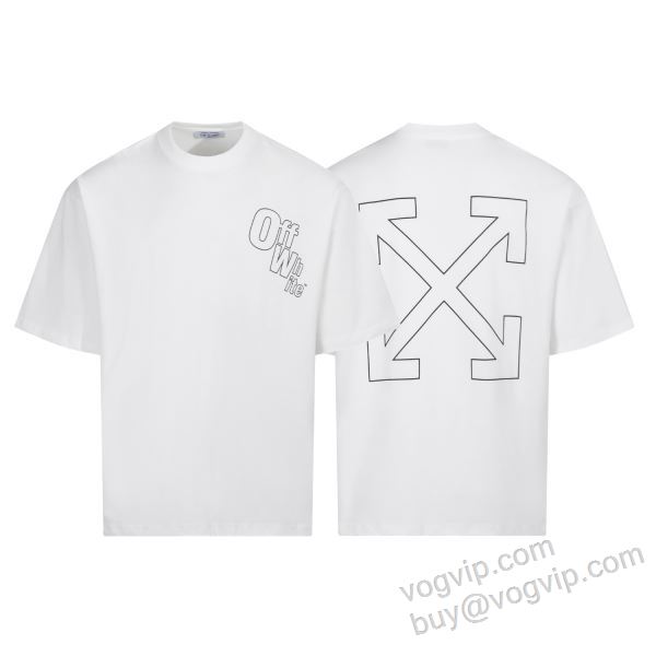 魅力的 オフホワイトブランドコピー NXZOFF099 半袖Tシャツ 2026HOT人気セール