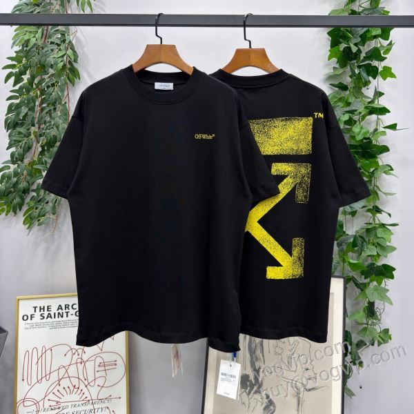ファッション 人気 オフホワイト OFF-WHITE偽物ブランド NXZOFF107 半袖Tシャツ 2026お買い得品質保証