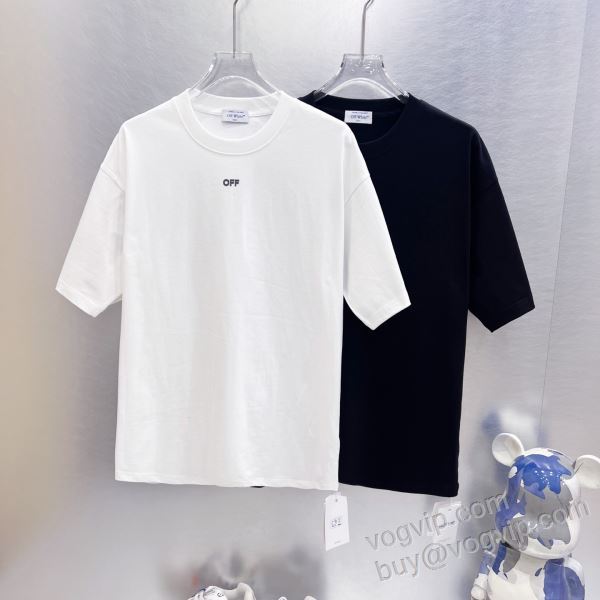 オフホワイト 抜群な楽チン感ある大定番 OFF-WHITEブランドスーパーコピー NXZOFF131 半袖Tシャツ 2色可選 2026品質保証新作登場