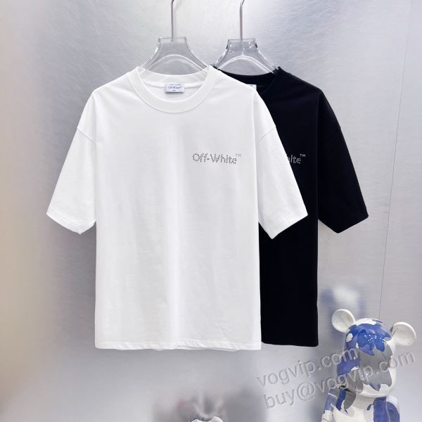 日本未入荷モデル オフホワイト 半袖Tシャツ 2色可選 OFF-WHITEブランドコピー 2026品質保証新作登場 NXZOFF132