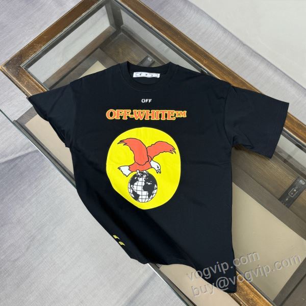 チノパン 狙える優秀アイテム オフホワイトコピー NXZOFF135 半袖Tシャツ 3色可選 2026人気セール高品質