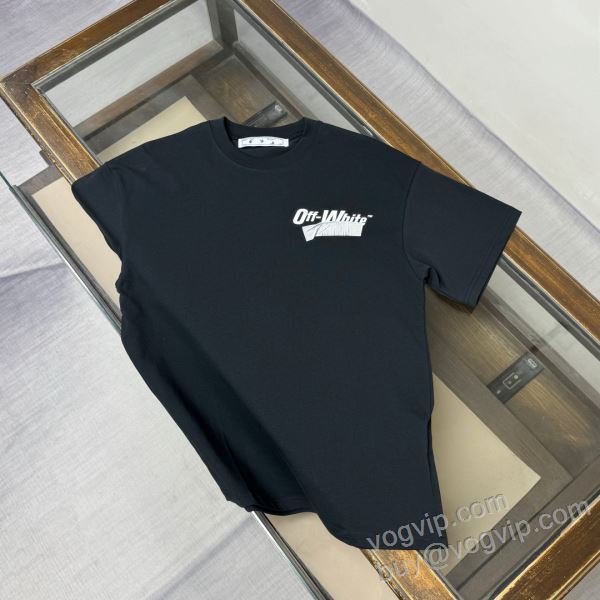 洗練を十分に演出する オフホワイトコピーブランド NXZOFF139 半袖Tシャツ 3色可選 2026数量限定本物保証