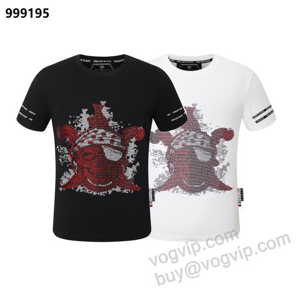 2026お得人気セール フィリッププレイン PHILIPP PLEINコピー 今買い◎得 NXZPP014 半袖Tシャツ 2色可選