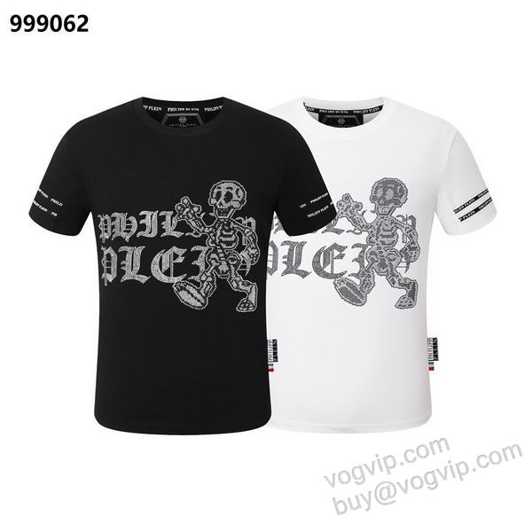 フィリッププレインブランドコピー 2026年モデル入荷 NXZPP020 半袖Tシャツ 2色可選 人気激売れ