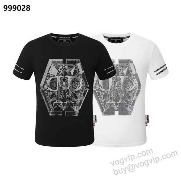 ★安心★追跡付 フィリッププレイン PHILIPP PLEINブランドコピー 2026HOT本物保証 NXZPP031 半袖Tシャツ 2色可選