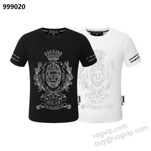 フィリッププレイン 2026高級品 通販 NXZPP039 半袖Tシャツ 2色可選 PHILIPP PLEINスーパーコピー 超人気美品◆