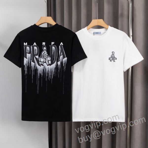 2026最安値人気 プラダスーパーコピー NXZPR002 半袖Tシャツ 2色可選 海外限定ライン