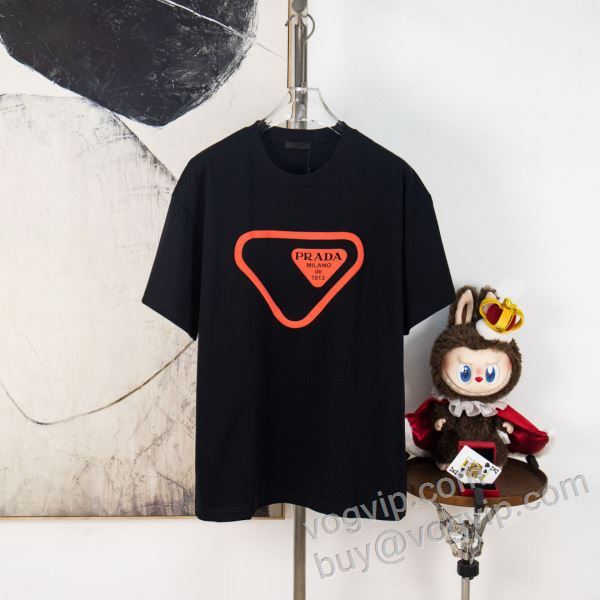 半袖Tシャツ プラダ偽物ブランド 2026新作入荷人気 NXZPR008 2色可選 おしゃれに絶大な人気の