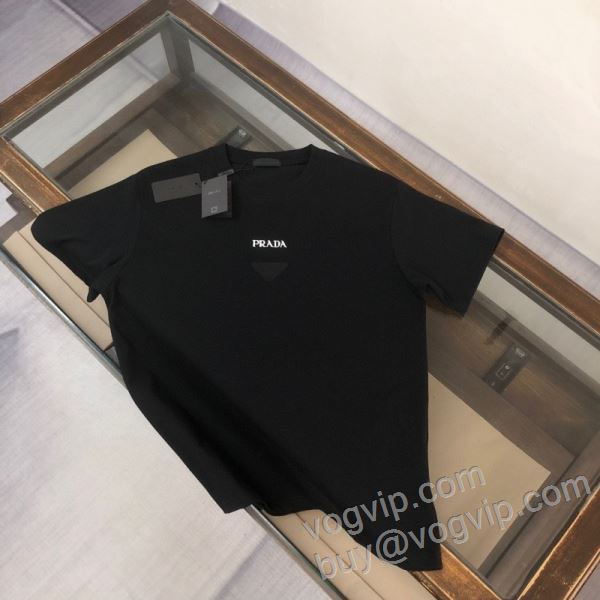 もっとも高い人気を誇る  プラダ PRADAスーパーコピー 激安 2026数量限定新品 NXZPR017 半袖Tシャツ 3色可選