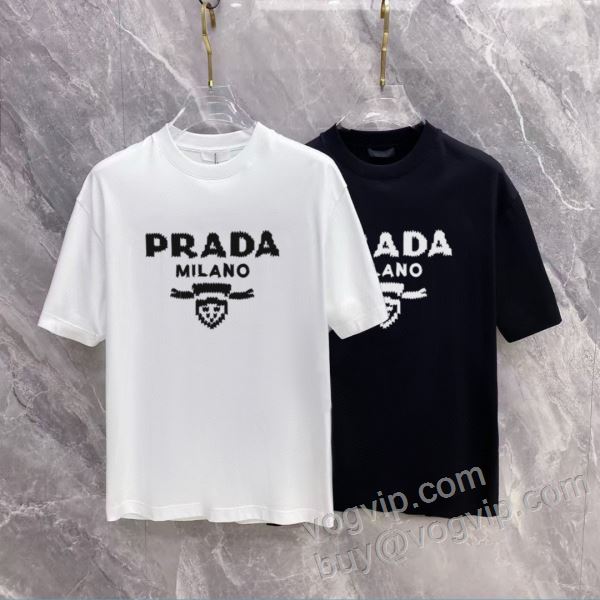 プラダ 2026数量限定新品 NXZPR020 半袖Tシャツ 2色可選 PRADAスーパーコピー 活用できるアイテム