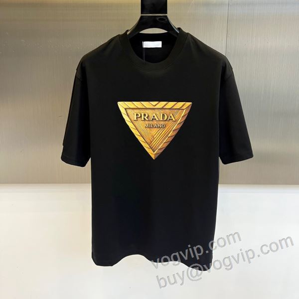 2026人気定番爆買い プラダコピー ブランド 高級感漂わせる NXZPR026 半袖Tシャツ 2色可選