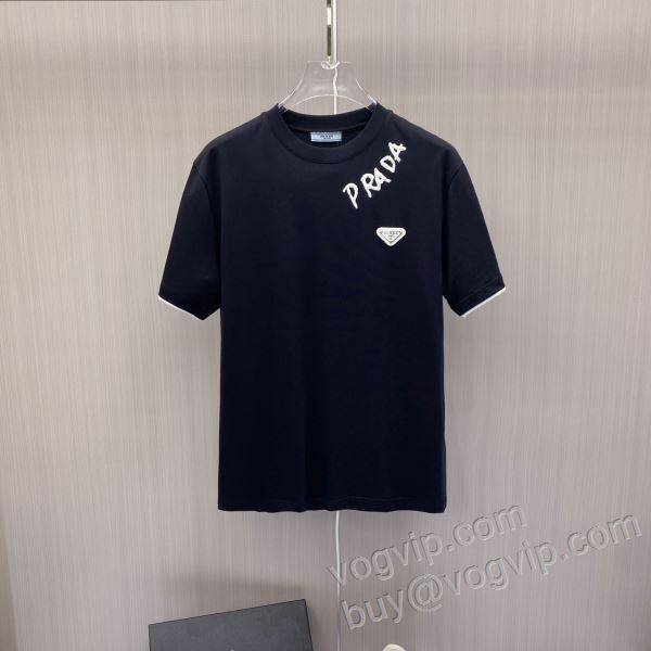 優しい色合い プラダコピーブランド 2026期限限定！ NXZPR029 半袖Tシャツ 2色可選