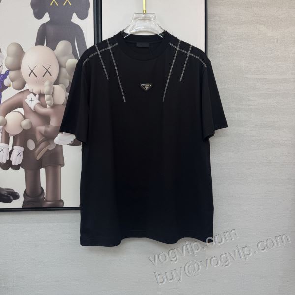 絶大な人気を誇る プラダスーパーコピー NXZPR031 半袖Tシャツ 2色可選 2026期限限定！